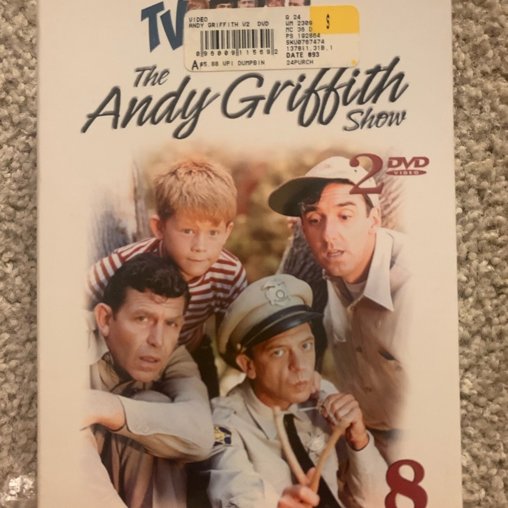 The Andy Griffith Show Season 8 DVD Set, 2 DVD’s; NWT-never opened